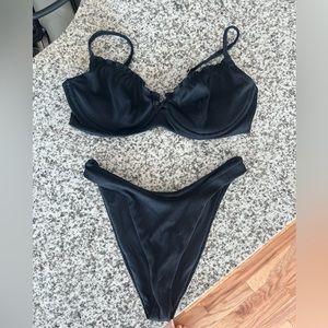 B. Swim black bikini set